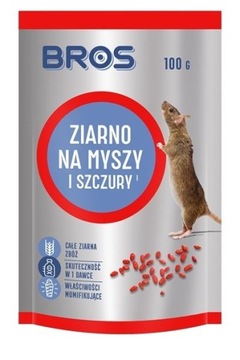 BROS ziarno trutka na myszy i szczury 100g