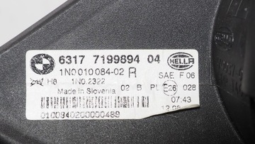 BMW 3 E90 E91 FACELIFT HALOGEN PRAVÝ PŘEDNÍ 7199894