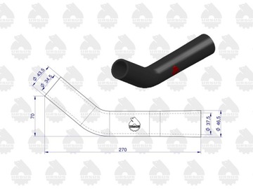 ШЛАНГ РАДИАТОРА КОМПЛЕКТ ШЛАНГОВ C-330 ОРИГИНАЛ