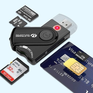 Czytnik kart Eletrand Smart USB 2.0