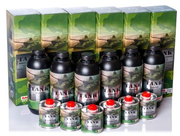 RANAL TANK - URETAN 2K CZARNY - 6 szt