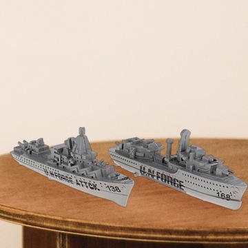 10 боевых кораблей л собранный детский набор