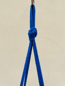 Подвесная подставка для цветов из ниток макраме в стиле бохо, 37 цветов.