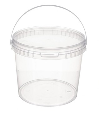 WIADRO WIADERKO PLASTIKOWE Z POKRYWKĄ 3 L ATEST