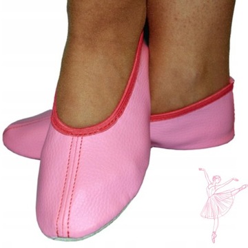 BALETKI BALERINKI TANIEC FITNESS RYTMIKA 35 RÓŻ