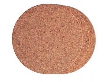 IKEA HEAT PODSTAWKA KORKOWA, PODKŁADKA 19cm, 3szt.