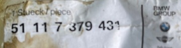 BMW 3 F34 GT KOŠÍKY PDC OSTŘIKOVAČŮ 7379431