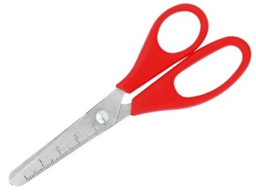 NOŻYCZKI SZKOLNE FIORELLO 13CM GR-1502 Z LINIJKĄ