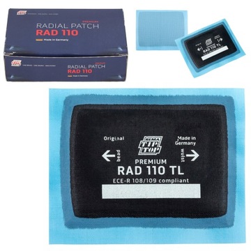WKŁAD RADIALNY TL-110 TIP TOP ŁATKA DO OPON ŁATKI DO OPON TIP TOP