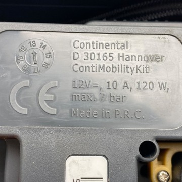 Новый компрессор, шинный насос, Continental ContiMobilityKit.