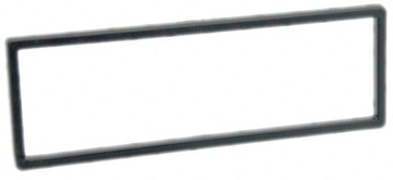 RAMKA RADIOWA ISO 6MM KOLOR CZARNY - WYMIARY WEWNĘTRZNE 182x53mm