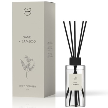 PATYCZKI ZAPACHOWE AROMA SIMPLICITY STICKS 150ML SAGE & BAMBOO DYFUZOR