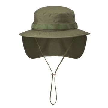 Kapelusz Helikon Boonie Hat z nakarczkiem RipStop Zielony Olive L