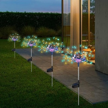 2 ШТ. СОЛНЕЧНАЯ ЛАМПА ДЛЯ УКРАШЕНИЯ САДА ДАНДУЛЯРЫ ЛАМПА 150 LED