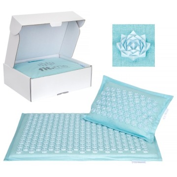 КОВРИК ECO ACCUPRESURE С ШИПАМИ ЗДОРОВЬЕ + ПОДУШКА ZEN PRO + КОКОС ГРЕЧКА