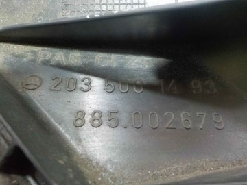 MERCEDES C W203 FACELIFT 3.0 B 05R VENTILÁTOR CHLADIČŮ A2035400688 2035001493