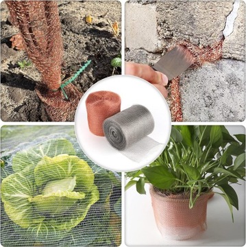 СЕТКА ЗАЩИТНАЯ ДЛЯ РАСТЕНИЙ ОТ НАСЕКОМЫХ И УЛИТОК, ДЛИННАЯ 24М, ПРОЧНАЯ МЕДЬ