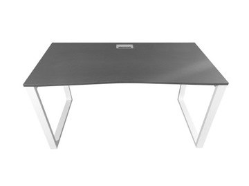 BIURKO KOMPUTEROWE, STOLIK LOFT, METALOWE NOGI,USB