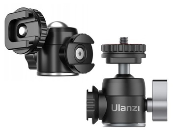 Шаровая головка Mini 360 с креплением для холодного башмака 1/4 дюйма для подставки для лампы