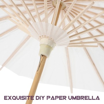 Пустой бумажный зонтик от солнца, свадебный декор