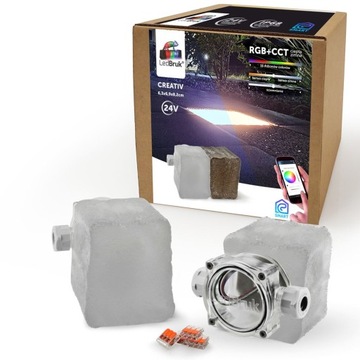 LedBruk Świecąca Kostka Brukowa Creativ RGB+CCT