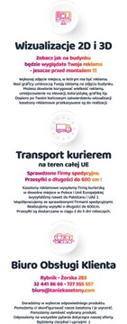 Рекламный светодиодный короб Dibond STANDARD 130х55см