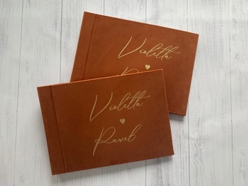 Гостевая книга велюр, замша, акамит БЕЛЫЕ КАРТОЧКИ 100 страниц - ФОРМАТ 22х30 СМ