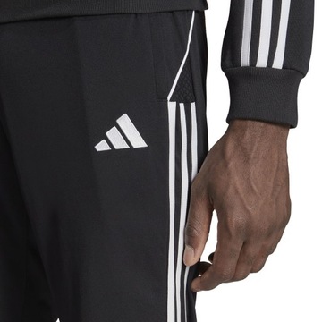 Spodnie męskie adidas Tiro 23 League 3/4 czarne HS3548 M