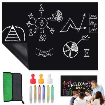 Samolepicí Magnetická Křídová Tabule Pro Děti 200X100 Křída