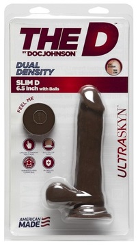 DOC-JOHNSON THE D SLIM D 6.5 REALISTYCZNY WIBRATOR