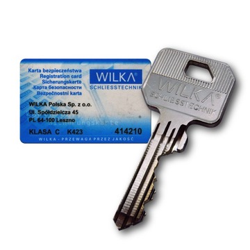 Dorobienie Klucza - WILKA K423