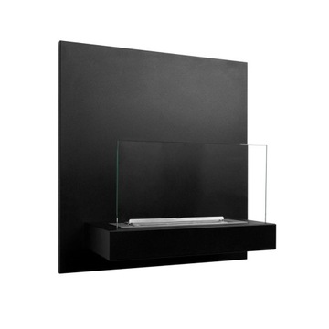 Biokominek Wiszący Board Czarny 45 x 47 x 17 cm