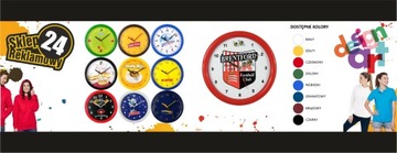 РЕКЛАМНЫЕ ЧАСЫ С ПРИНТАМИ 50 шт и меньше