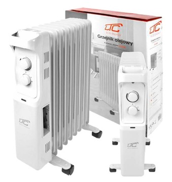 MOCNY GRZEJNIK OLEJOWY 2000W 9 ŻEBEREK TERMOSTAT