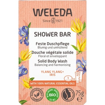 WELEDA Kostka pod prysznic ylang-ylang, irys 75g
