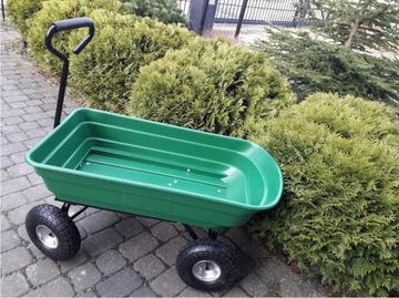 Садовая транспортная тележка, прицеп, тачка, БОЛЬШАЯ, самосвал, 85л