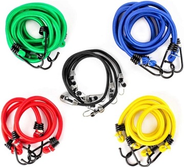 ЭЛАСТИЧНЫЕ ТРОСЫ ДЛЯ КРЕПЛЕНИЯ БАГАЖА С КРЮЧКАМИ НАБОР РЕЗИНОВЫХ РЕМНЕЙ 12 ШТ.