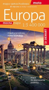 Europa - mapa samochodowa wyd. 2024 !
