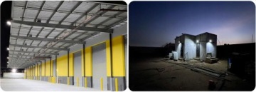 Галогенная солнечная панель LED 12W на открытом воздухе