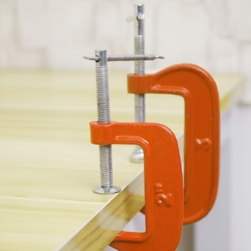 струбцина столярная, струбцина слесарная для мастерской, ручка тип С, 3 шт.