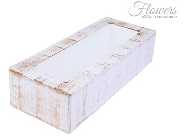 ЦВЕТОЧНЫЙ ГОРШОК, УКРАШЕННЫЙ ДЛЯ КЛАДБИЛЬНЫХ ЦВЕТОВ, БЕЛЫЙ XXL