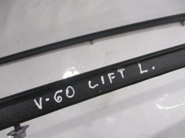 LISTWY DACHOWE RELINGI PRAWA LEWA KOMPLET VOLVO V60 I LIFT