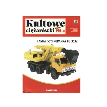 Kultowe Ciężarówki PRL 57 Kamaz 5511 koparka