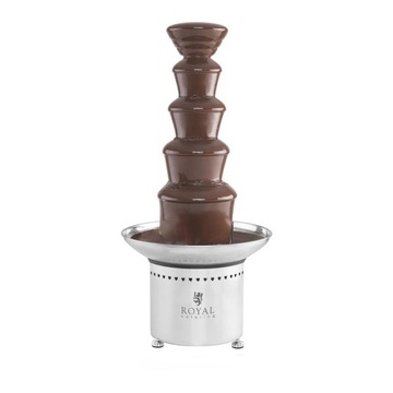 Шоколадный фонтан для шоколада 5 ярусов 6кг Royal Catering RCCF-65W4