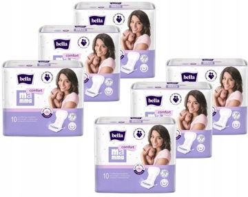 pakiet PODPASKI Podkłady poporodowe Bella Mamma Comfort 10 sztuk