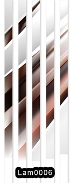 Стеклянные настенные ламели, мрамор, дерево, геометрия