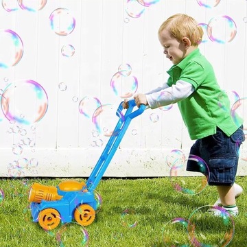 Косилка SOAP BUBBLE, на батарейках, светодиодная лампа для детей + BUBBLE LIQUID