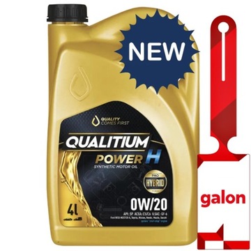 QUALITIUM POWER H 0W/20 4л синтетическое масло