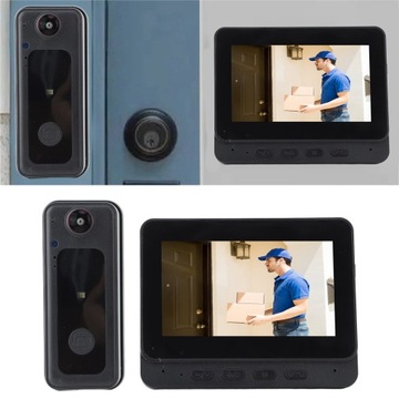 Беспроводная видеодомофонная камера 1080P HD с широким углом ночного видения IP