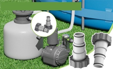 4x ZŁĄCZKA REDUKCJA DO WĘŻY DLA POMP WĘŻE BASENY ADAPTER DO INTEX 32-38MM